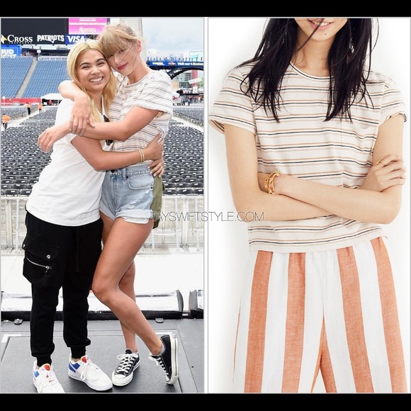 Madewell Cohen Stripe Tee - Picture 1 of 4
